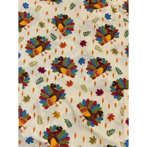 Just Love Womens 3X Fall Thanksgiving Turkey Scrub Top Medical Uniform